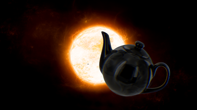 teapot in space